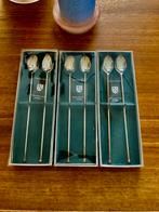 Longdrink-lepels 6 stuks zilverstad Bv . Edelsmeedkunst,, Antiek en Kunst, Ophalen of Verzenden