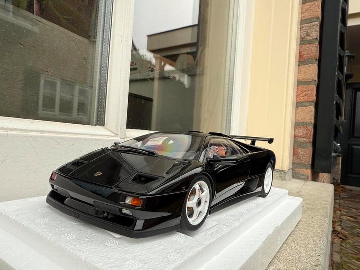 1:18 Lamborghini Diablo SV-R Deep Black Autoart 79146, Hobby en Vrije tijd, Modelauto's | 1:18, Nieuw, Auto, Autoart, Ophalen of Verzenden