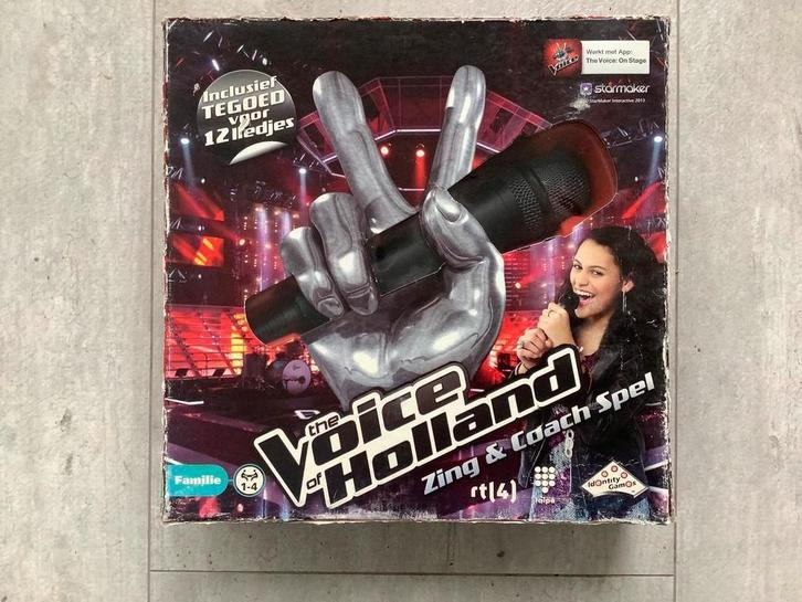 Het officiële Zing & Coach Spel van The Voice of Holland, Hobby en Vrije tijd, Gezelschapsspellen | Bordspellen, Zo goed als nieuw