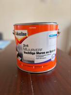 Nieuw! Alabastine 2in1 muurverf Vochtige Muren en Kelders, Minder dan 5 liter, Ophalen of Verzenden, Nieuw, Wit
