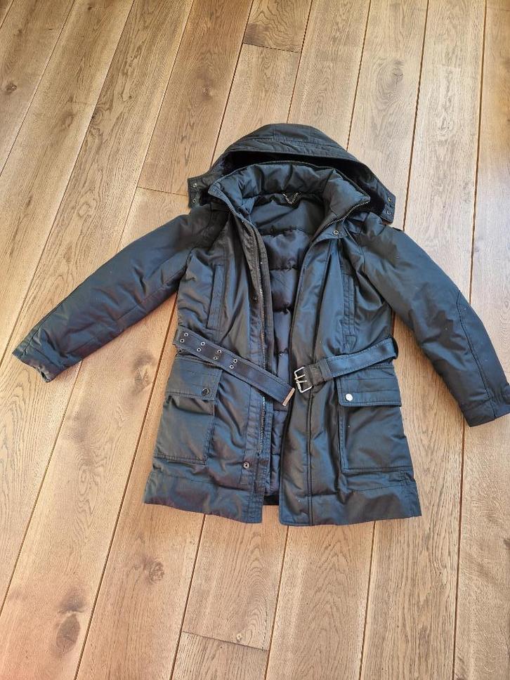 Zara warme diepzwarte herenjas , als nieuw, maat:  M, Kleding | Heren, Jassen | Winter, Zo goed als nieuw, Maat 48/50 (M), Zwart