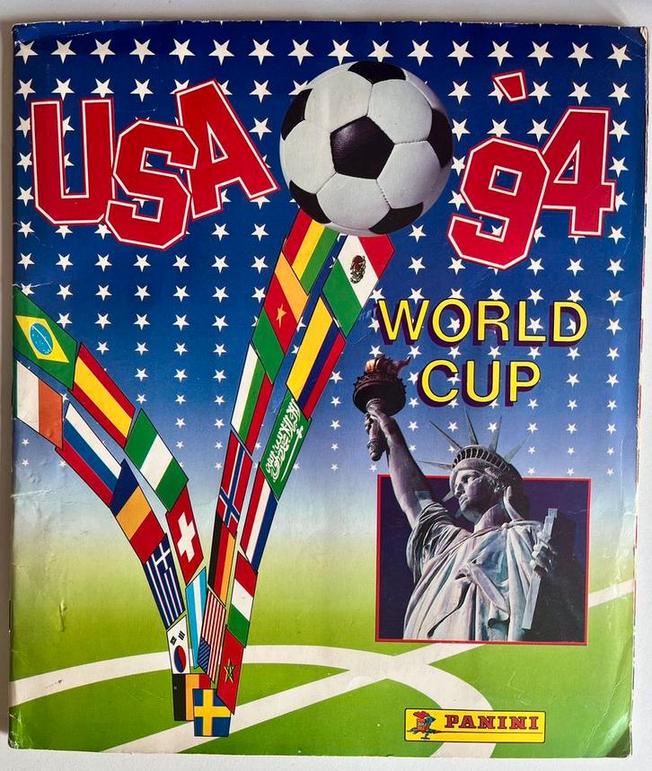 Panini album WK USA 94 - Compleet, Hobby en Vrije tijd, Stickers en Plaatjes, Gebruikt, Ophalen of Verzenden