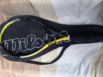 Wilson PRO-OPTEN Tennis racket, geel-zwart, in nieuwe staat beschikbaar voor biedingen