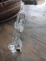 Helemaal gaaf zwaar cristal glas gemerkt france trompet, Ophalen of Verzenden