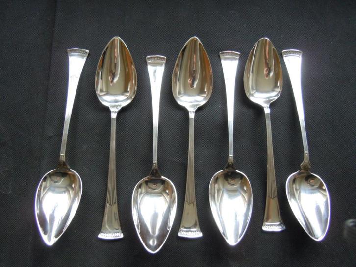 Zilveren bestek model Empire GZ/GVK modelnr 21, 1911-1925, Antiek en Kunst, Antiek | Bestek, Ophalen of Verzenden