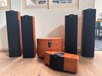 Complete KEF Q-Series 5.1 Surround Systeem, 70 watt of meer, Zo goed als nieuw, 5.1-systeem, Overige spelers