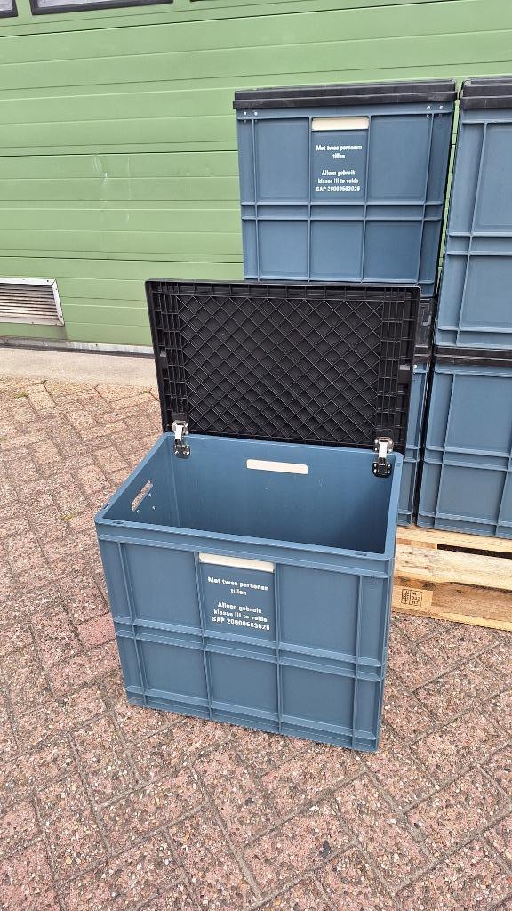 Opberg boxen verhuisbox Met deksel 40x60x58 cm, Huis en Inrichting, Woonaccessoires | Kisten, Gebruikt, 50 tot 75 cm, Minder dan 50 cm