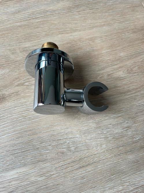 Doucheaansluiting + kantelbare opsteek chroom, Doe-het-zelf en Verbouw, Sanitair, Nieuw, Douche, Chroom, Ophalen of Verzenden