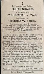 Lucas Somers Vorstenbosch 1880, Verzamelen, Ophalen of Verzenden