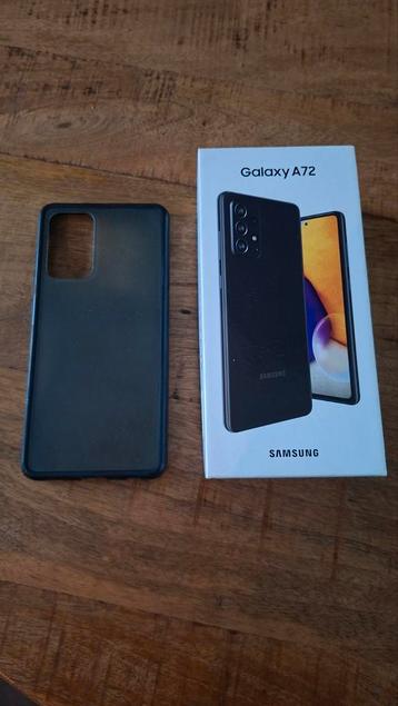 Samsung A72 128GB Zwart + Hoesje (2e beschikbaar) beschikbaar voor biedingen