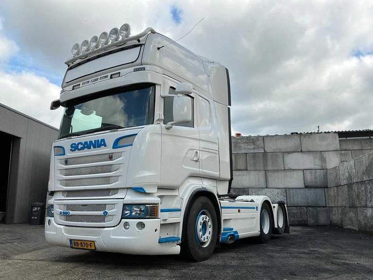 2014 Scania R580 V8 Vrachtwagen, Auto's, Vrachtwagens, Bedrijf, Scania, Overige brandstoffen, Euro 6, Geïmporteerd