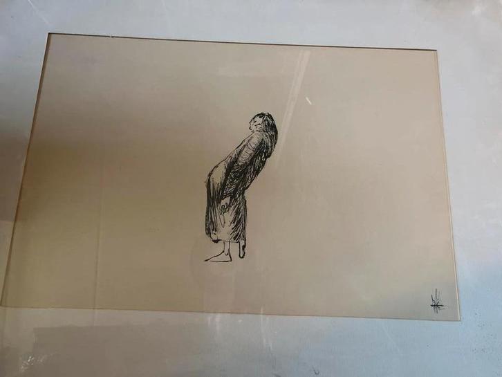 Melle Olde Boerrigter Litho, Antiek en Kunst, Kunst | Tekeningen en Foto's, Ophalen of Verzenden