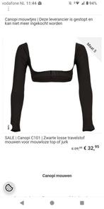 Canopi 2x losse mesh mouwen zwart en wit, Canopi, Ophalen of Verzenden