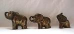 3 koper/messing olifantjes, Ophalen of Verzenden, Koper