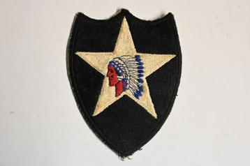 US army 2nd inf div patch indianhead embleem amerika wo2 beschikbaar voor biedingen
