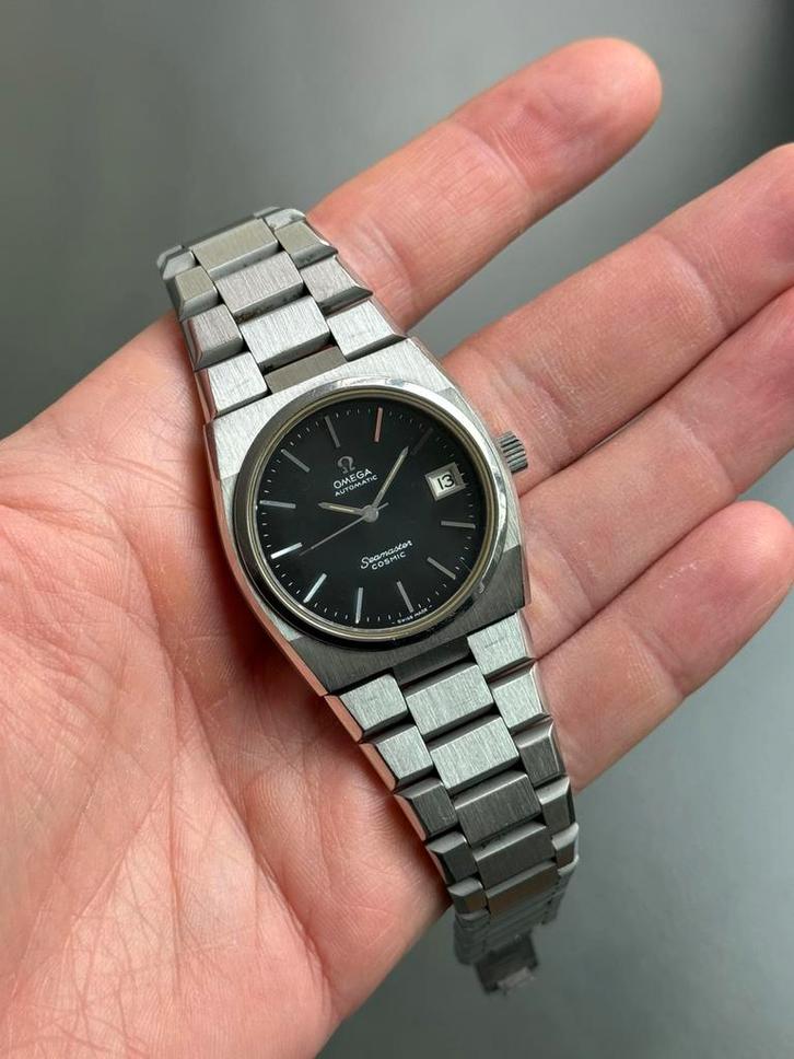 Omega Seamaster Cosmic 166.0195, Sieraden, Tassen en Uiterlijk, Horloges | Heren, Gebruikt, Polshorloge, Omega, Staal, Staal, Ophalen of Verzenden