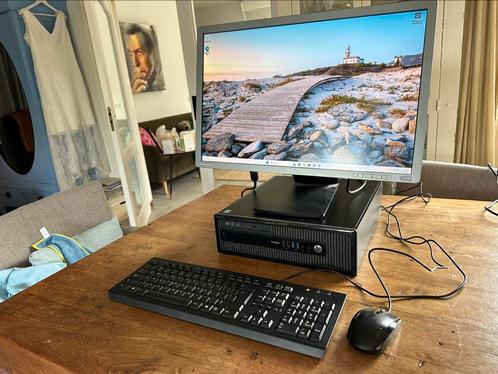 HP ProDesk i3 PC set, Computers en Software, Desktop Pc's, Gebruikt, 3 tot 4 Ghz, HDD, 4 GB, Met monitor, Ophalen