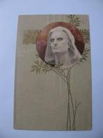 Antieke Art Nouveau Kaart - Componist Franz Liszt, Verzamelen, Ansichtkaarten | Themakaarten, Overige thema's, Ongelopen, Voor 1920