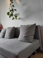 Ikea 3zits slaapbank Asarum grijs met opslagruimte, Ophalen, Tweepersoons, 140 cm, Zo goed als nieuw