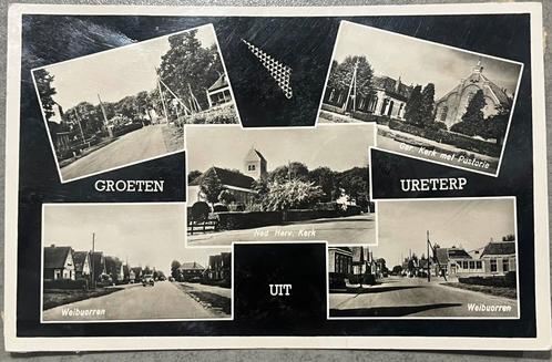 groeten uit Ureterp Friesland 1959, Verzamelen, Ansichtkaarten | Nederland, Friesland, 1940 tot 1960, Ophalen of Verzenden