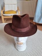Bruine Fedora Hoed - Stijlvol Staalmeester jaren 60 Small, Kleding | Heren, Hoeden en Petten, N, Hoed, Zo goed als nieuw, 58 of 59 cm (L, 7¼ of ⅜ inch)