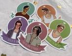 One Direction - 5 stickers, Verzamelen, Muziek, Artiesten en Beroemdheden, Nieuw, Overige typen, Verzenden