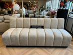Luxe Teddy Velvet Eetkamerbank Lily 220cm Beige Sand NIEUW, Info@oosterbaanwonen.nl, Venus 31 8448CE Heerenveen, Nieuw, Stof