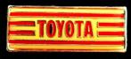 Toyota pin- langwerpig rood gestreept, Verzamelen, Speldjes, Pins en Buttons, Verzenden, Nieuw, Transport, Speldje of Pin