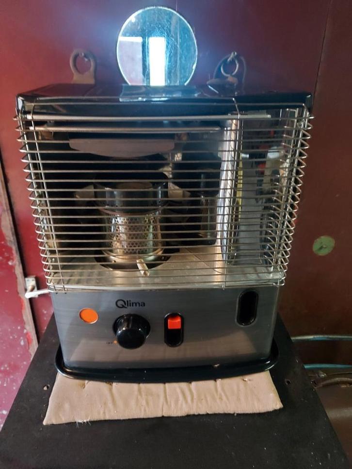 Qlima petroleumkachel R7227S-TC, Huis en Inrichting, Kachels, Zo goed als nieuw, Vrijstaand, Petroleumkachel, Overige brandstoffen