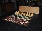 Oude vintage Schaakset/Schaakspel, Een of twee spelers, Ophalen of Verzenden, Gebruikt