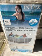 Intex prism frame zwembad!, Tuin en Terras, 200 tot 400 cm, Rechthoekig, Opzetzwembad, Zo goed als nieuw