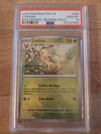 Leafeon masterball #5 Prismatic Evolutions Psa10, Ophalen of Verzenden, Zo goed als nieuw, Losse kaart