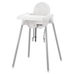 Ikea kinderstoel met blad en tuigje., Ophalen, Gebruikt, Overige typen