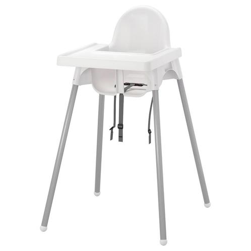 Ikea kinderstoel met blad en tuigje., Kinderen en Baby's, Kinderstoelen, Gebruikt, Overige typen, Ophalen