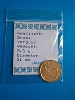 5 cent 1980 brons verguld., Ophalen of Verzenden, Overige landen