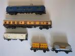 3 Lima en 2 Jouef wagens, waaronder SBB, Wagon Lits wagens, Hobby en Vrije tijd, Gebruikt, Gelijkstroom, Wagon, Ophalen of Verzenden