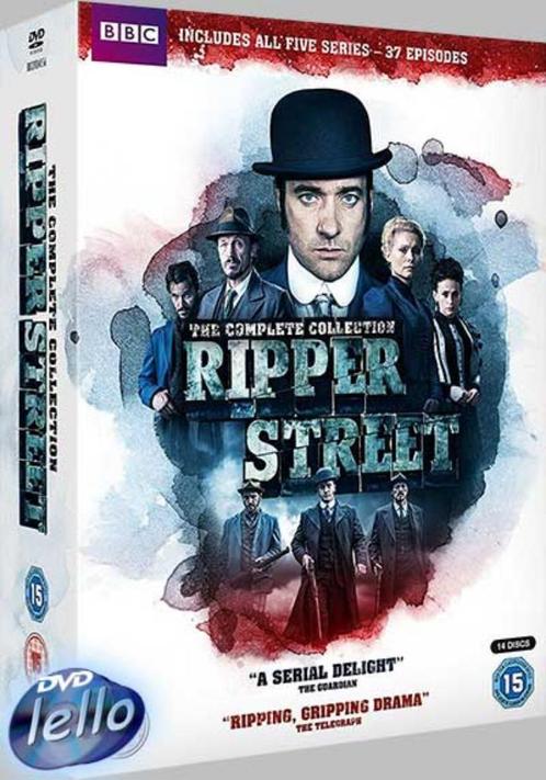 Ripper Street, Seizoen 1-5 (2012-17 Matthew Macfadyen) nNLO, Cd's en Dvd's, Dvd's | Tv en Series, Nieuw in verpakking, Thriller