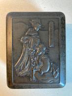 Antiek theeblik Douwe Egberts (1920-1940). Zeer goede staat., Verzamelen, Blikken, Ophalen of Verzenden, Gebruikt, Koffie, Douwe Egberts