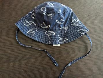 Blauw zomer hoedje - 4-9 maand beschikbaar voor biedingen