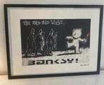 BANKSY : lithografie met certificaat, Ophalen of Verzenden