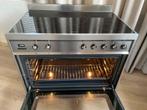 Smeg inductiefornuis 5 zones heteluchtoven 90 cm, Ophalen, 60 cm of meer, Zo goed als nieuw, Inductie