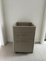 IDÅSEN Ladeblok op wielen - Beige, Huis en Inrichting, Ophalen, Minder dan 50 cm, Zo goed als nieuw, Minder dan 100 cm