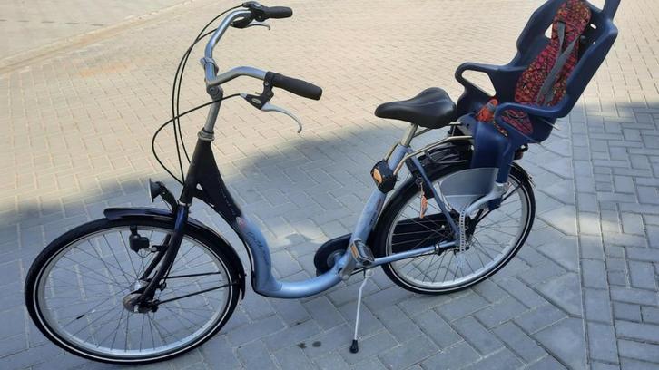 Goedfietsende stevige 28 inch moederfiets met versnellingen., Fietsen en Brommers, Fietsen | Dames | Moederfietsen, Gebruikt, Overige merken