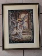 Borduurwerk engel ingelijst 45x55 zsm weg, Ophalen