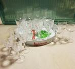 20 stuks verschillende wijnglazen., Antiek en Kunst, Antiek | Glas en Kristal, Ophalen