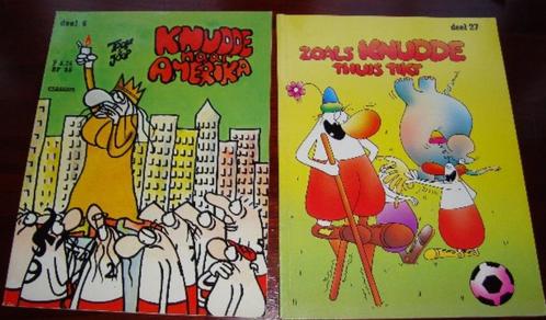 4x voetbalstrip - 2x Knudde & Stark-Cosmo & Jimmy Brown, Boeken, Stripboeken, Gelezen, Meerdere stripboeken, Ophalen of Verzenden