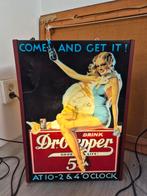 Werkende Dr.Pepper lichtbak, Ophalen of Verzenden, Gebruikt, Lichtbak of (neon) lamp