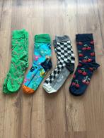 Happy Socks 4 paar, Overige kleuren, Verzenden, Maat 43 t/m 46, Zo goed als nieuw