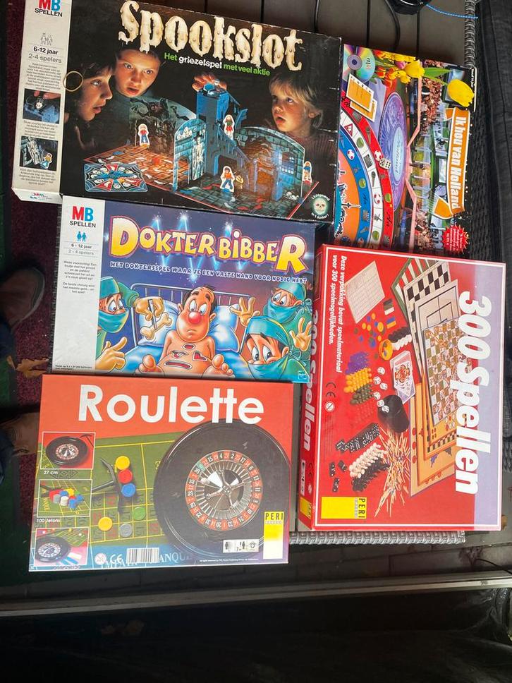 Bordspellen Collectie - Risk, Stratego & Meer, Hobby en Vrije tijd, Gezelschapsspellen | Bordspellen, Gebruikt, Drie of vier spelers