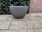 NIEUW bloempot grijs kunststof, Ophalen, Zo goed als nieuw, Rond, Minder dan 60 cm